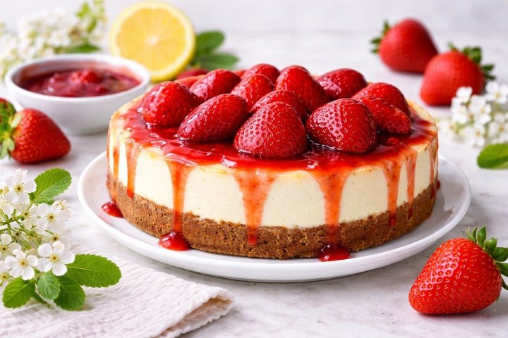 strawberry cheesecake